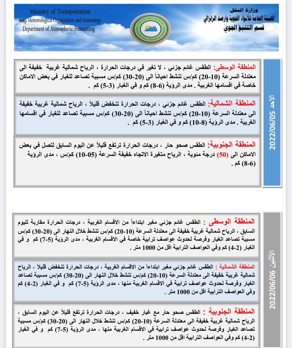 الطقس