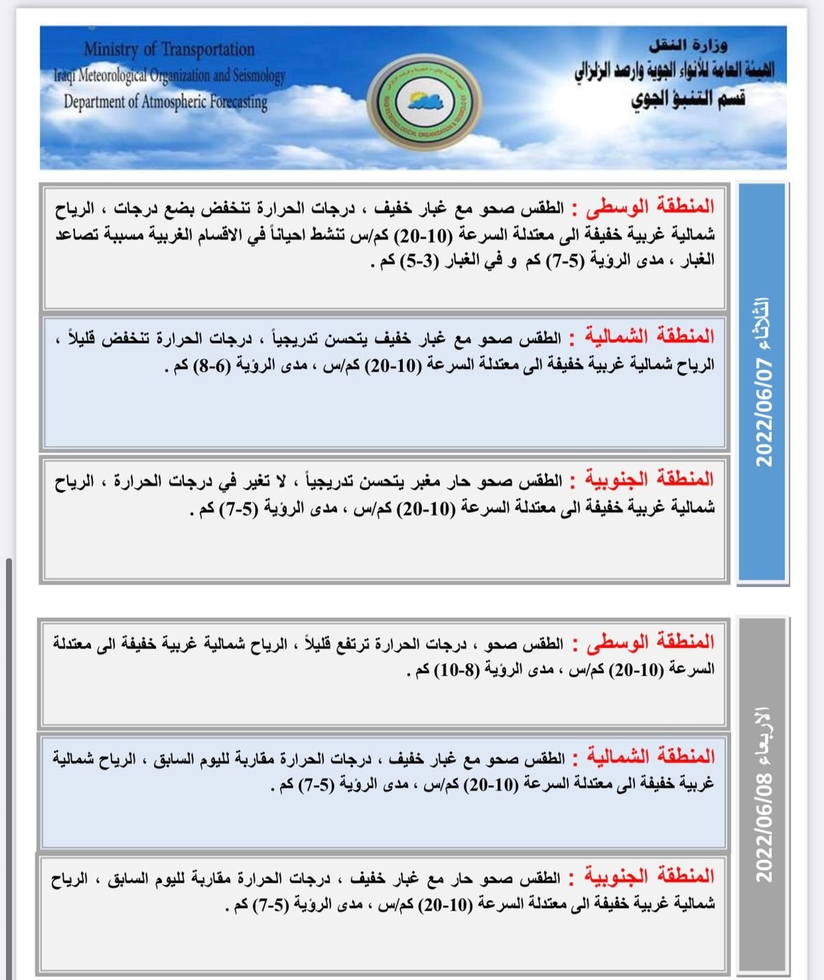 الطقس