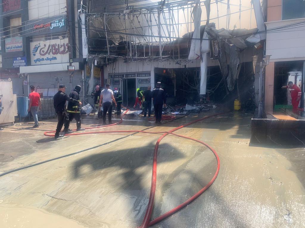 حريق في بغداد