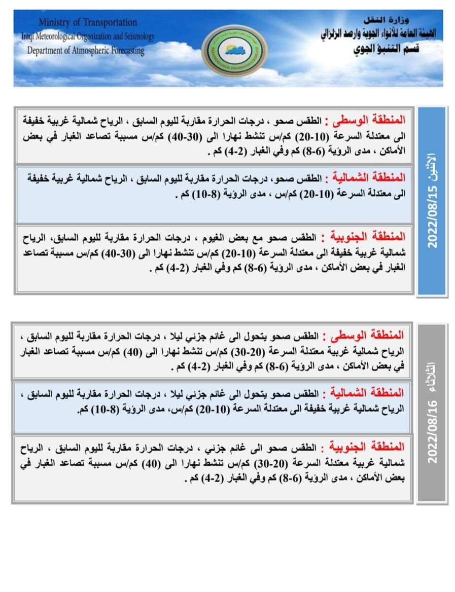 الطقس
