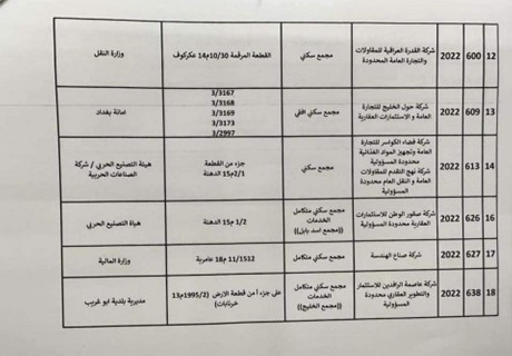جدول