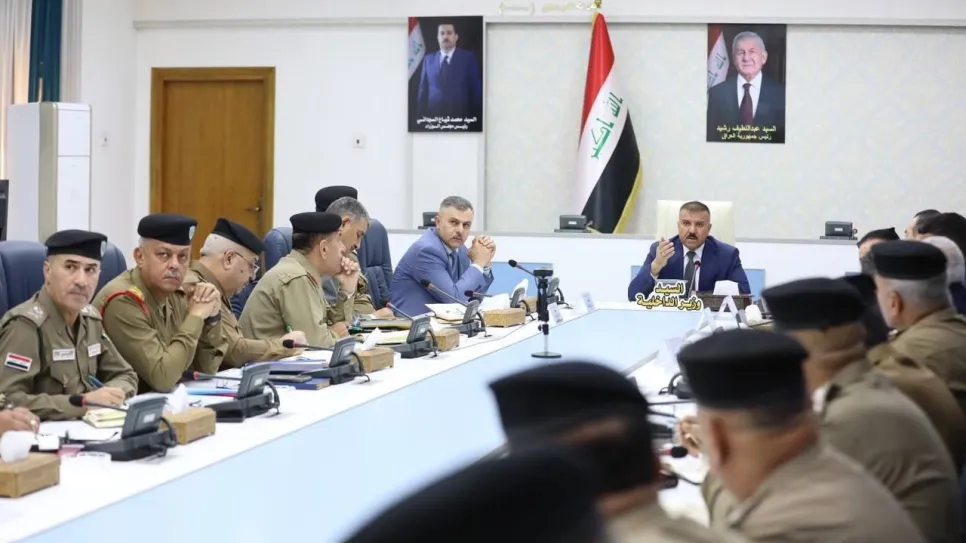 وزير الداخلية مع مديريات الشرطة المستحدثة.jpeg