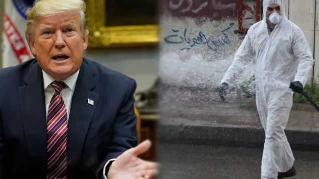 ترامب كورونا العراق .jpg